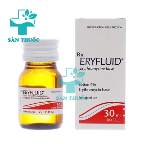 Eryfluid 4% 30ml - Thuốc điều trị mụn trứng cá hiệu quả