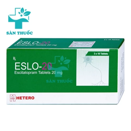 Eslo 20 - Thuốc điều trị bệnh trầm cảm, rối loạn lo âu hiệu quả