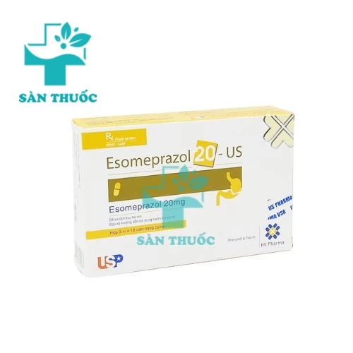 Esomeprazol 20-US - Thuốc ngừa tình trạng viêm loét dạ dày