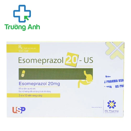 Esomeprazol 20-US - Thuốc ngừa tình trạng viêm loét dạ dày
