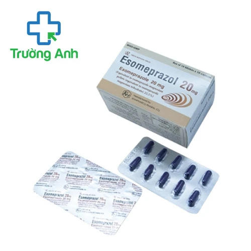 Esomeprazol 20mg Khapharco - Phòng và điều trị viêm loét dạ dày