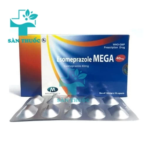 Esomeprazole MEGA - Điều trị trào ngược dạ dày của Megapharco