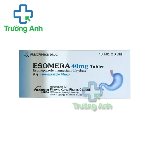 Esomera 40mg Tablet - Thuốc trị trào ngược dạ dày thực quản