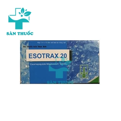 Esotrax 20mg - Thuốc trị viêm loét dạ dày của Ấn Độ