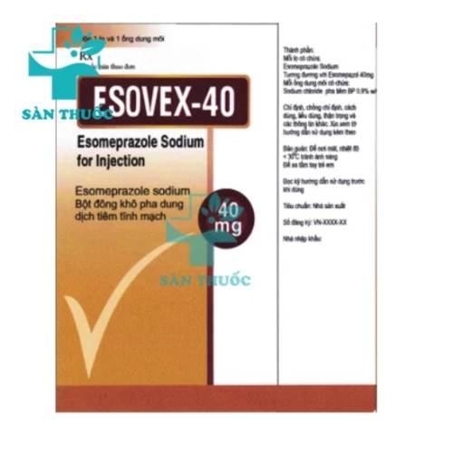 Esovex-40 - Thuốc điều trị viêm loét dạ dày, tá tràng của Ấn Độ