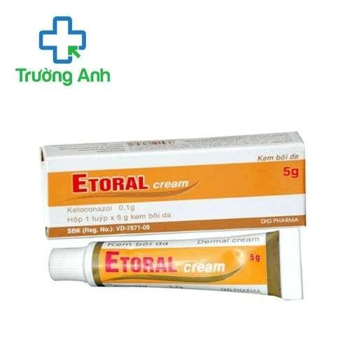 Etoral cream DHG - Kem bôi da trị nấm da hiệu quả