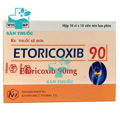 Etoricoxib 90 Khapharco - Điều trị viêm xương khớp hiệu quả