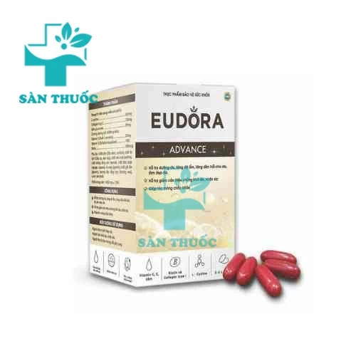 EUDORA ADVANCE (50 viên) Hadu - Hỗ trợ làm đẹp da và tóc