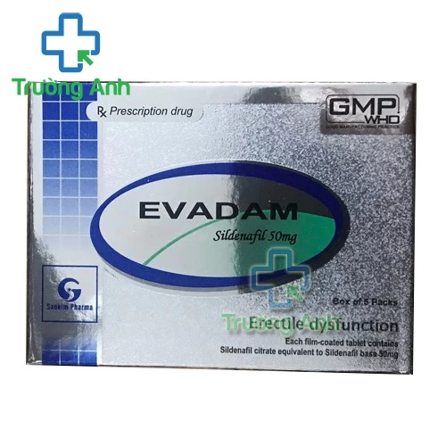 Evadam - Thuốc điều trị rối loạn cương dương hiệu quả