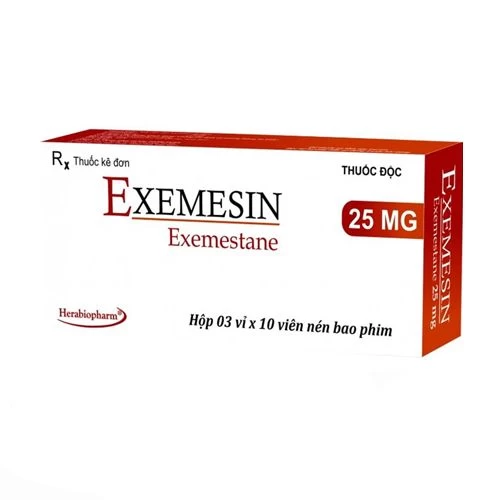 Exemesin 25mg - Thuốc điều trị bệnh ung thư vú
