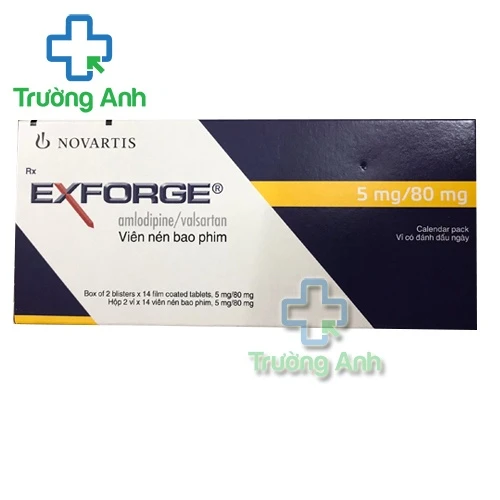 Exforge 5mg/80mg Novartis - Thuốc điều trị cao huyết áp hiệu quả