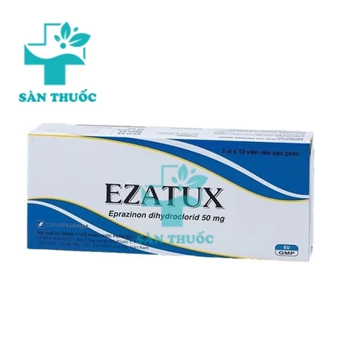 Ezatux - Thuốc điều trị viêm phế quản của Davipharm