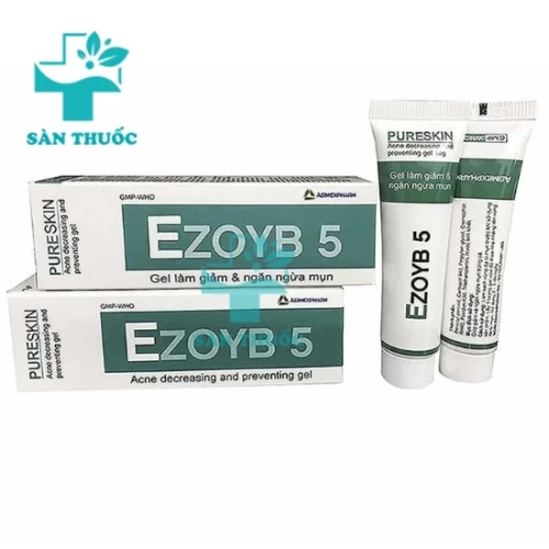 Ezoyb 5 - Gel bôi  làm giảm và ngăn ngừa mụn trứng cá hiệu quả