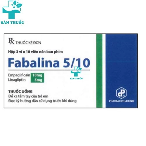 Fabalina 5/10 - Empagliflozin 10mg + Linagliptin 5mg Pharbaco
