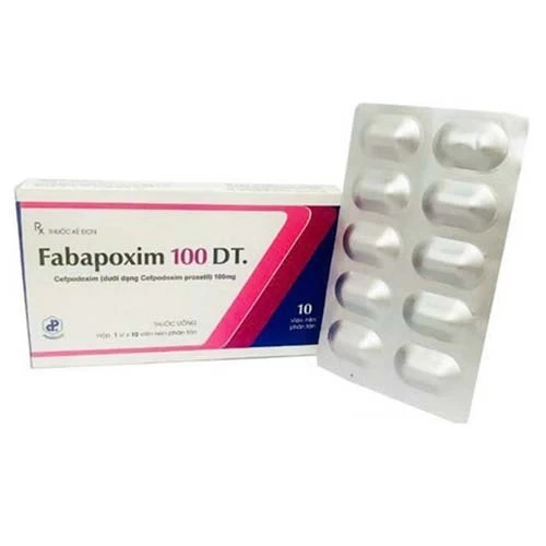 Fabapoxim 100 DT Pharbaco - Thuốc điều trị nhiễm khuẩn hiệu quả