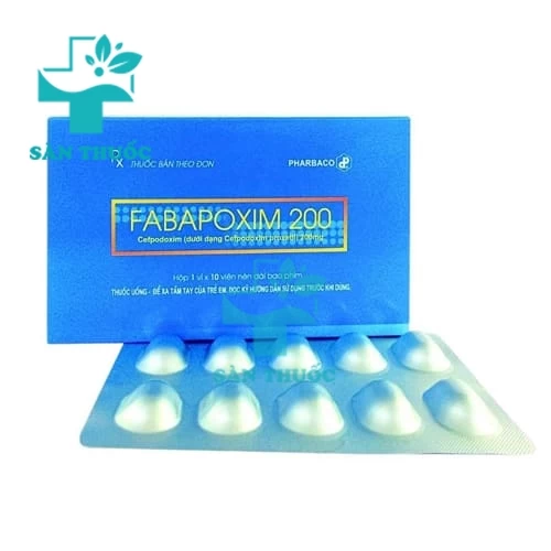 Fabapoxim 200mg kháng sinh Cefpodoxim thế hệ 3