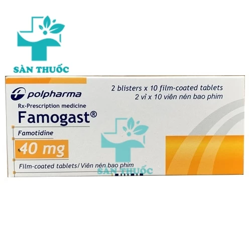 Famogast 40mg - Thuốc điều trị viêm loét dạ dày của Ba Lan