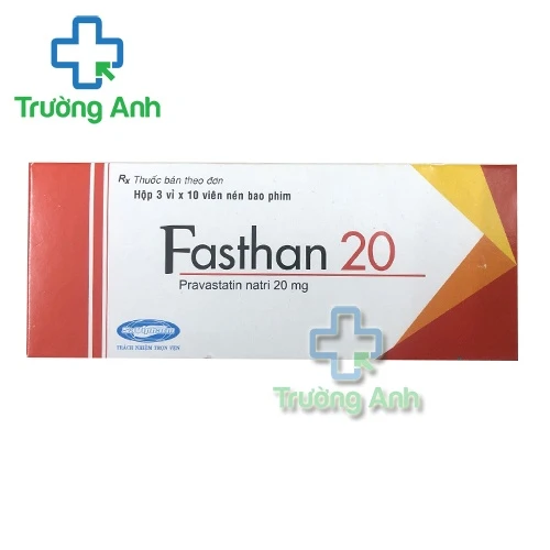 Fasthan 20 - Thuốc điều trị tăng Cholesterol hiệu quả