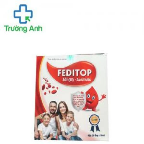 Feditop Foxs USA - Hỗ trợ tăng sắt cho người bị thiếu máu