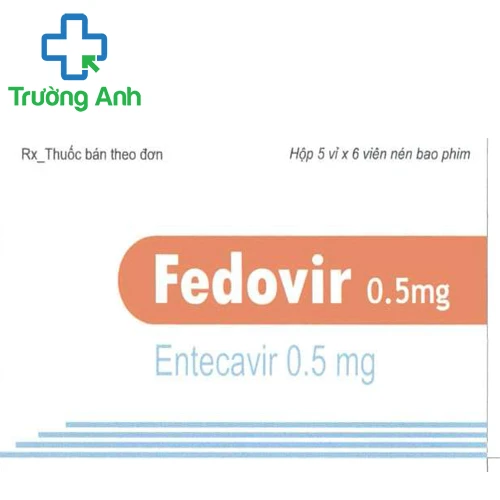 Fedovir 0,5mg - Thuốc điều trị nhiễm virus viêm gan B mạn tính