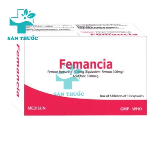 Femancia - Thuốc điều trị trường hợp thiếu máu hiệu quả