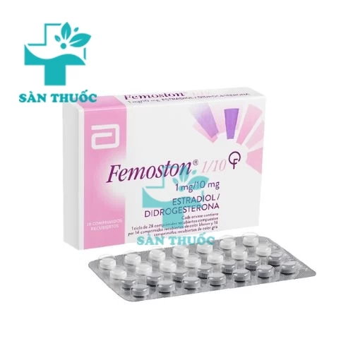 Femoston 1/10 Abbott - Thuốc điều trị thiếu hụt estrogen của Hà Lan