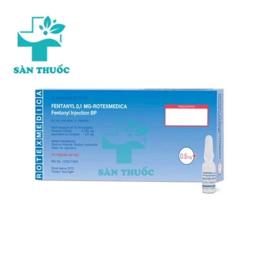 Fentanyl 0,1mg-Rotexmedica - Thuốc giảm đau nhanh chóng