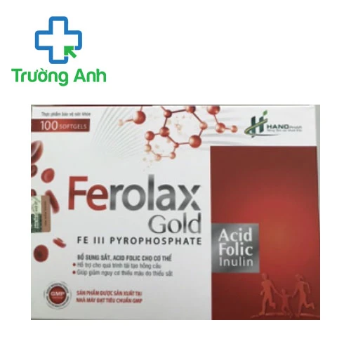 Ferolax Gold - Giảm thiểu tình trạng thiếu máu hiệu quả