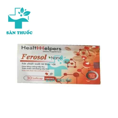 Ferosol Nano High Tech USA - Hỗ trợ điều trị thiếu máu