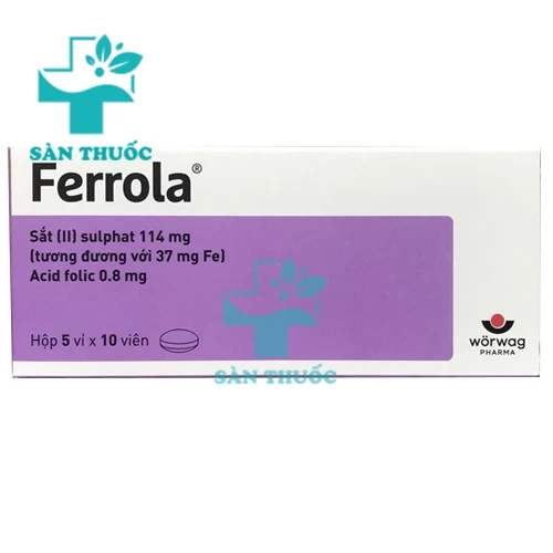 Ferrola Lomapharm - Thuốc điều trị thiếu máu hiệu quả