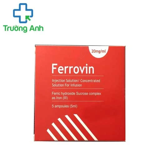 Ferrovin 100mg/5ml Rafarm - Thuốc điều trị thiếu máu do thiếu sắt