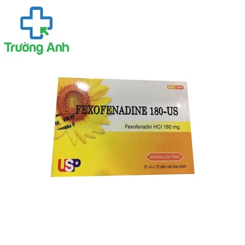 Fexofenadine 180-US - Thuốc điều trị viêm mũi dị ứng hiệu quả