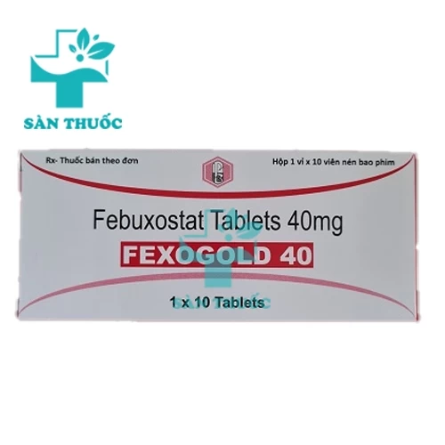 Fexogold 40mg - Thuốc điều trị bệnh gout hiệu quả của Ấn Độ