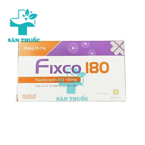 Fixco 180 Medisun - Thuốc điều trị viêm mũi dị ứng