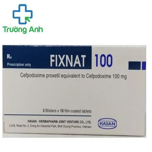 Fixnat 100 - Thuốc điều trị nhiễm khuẩn nhẹ và vừa hiệu quả
