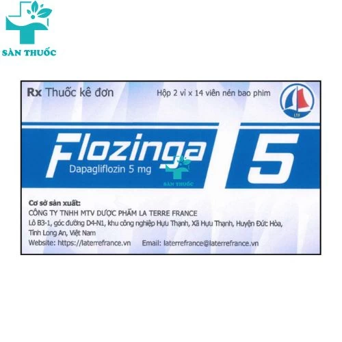 Flozinga 5 - Dapagliflozin 5mg La Terre France