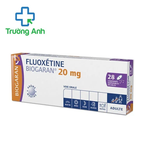 Fluoxetine Biogaran 20mg - Thuốc trị bệnh trầm cảm của Pháp