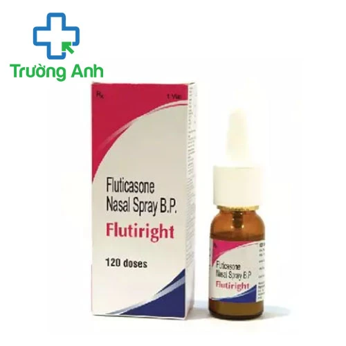 Flutiright 120 doses - Thuốc trị viêm mũi dị ứng của Ấn Độ