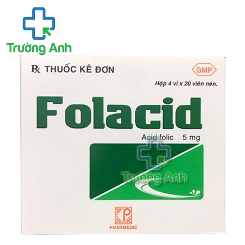 Folacid Tab.5mg - Thuốc điều trị thiếu máu hiệu quả