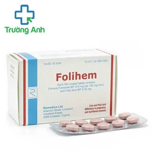 Folihem Remedica - Thuốc trị thiếu máu do thiếu sắt của Cyprus