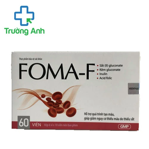 Foma-F - Gúp bổ sung sắt ngừa thiếu máu hiệu quả