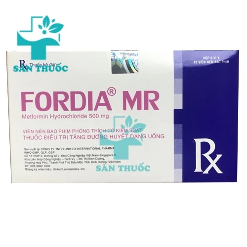 Fordia MR United International Pharma - Điều trị đái tháo đường tuýp 2
