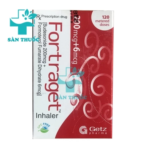 Fortraget Inhaler 200mcg+6mcg - Thuốc trị cơn hen hiệu quả