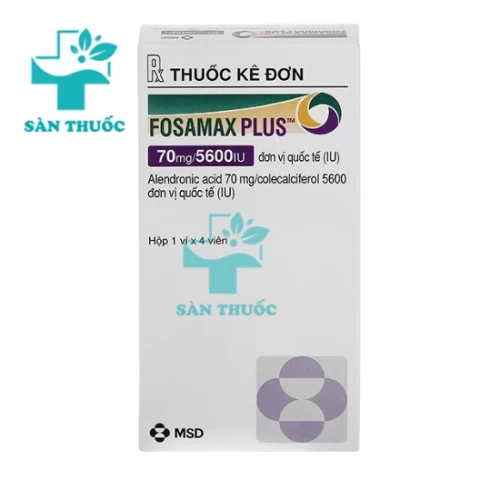 Fosamax Plus 70mg/5600IU - Thuốc điều trị loãng xương hiệu quả