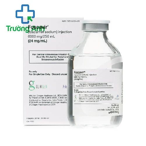 Foscavir 6000mg/250ml Clinigen - Thuốc trị suy giảm miễn dịch