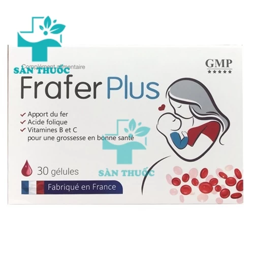 Frafer Plus Lustrel - Hỗ trợ điều trị thiếu máu do thiếu sắt