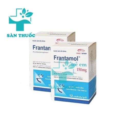 Frantamol trẻ em 150mg - Thuốc giảm đau, hạ sốt của Éloge