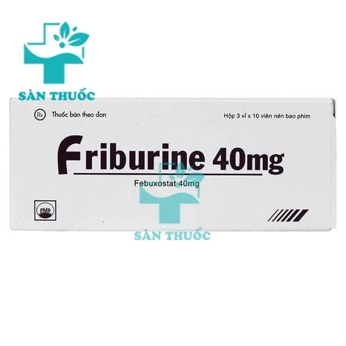Friburine 40mg - Thuốc điều trị bệnh gout mãn tính của Pymepharco