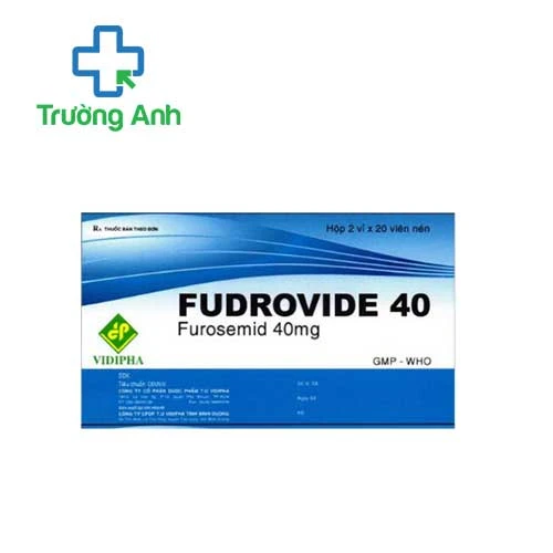 Fudrovide 40 Vidipha - Thuốc điều trị tăng huyết áp và phù