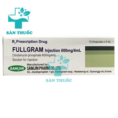 Fullgram Injection 600mg/4ml Samjin - Thuốc trị nhiễm khuẩn